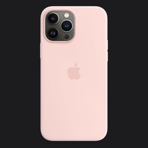 Apple iPhone 13 Pro Max Silicone Case with MagSafe - Chalk Pink